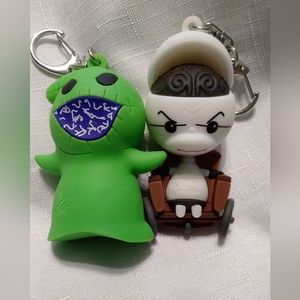 Disney Nightmare Before Christmas Lot of Dr Finkelstein Oogie Boogie Bag Clips